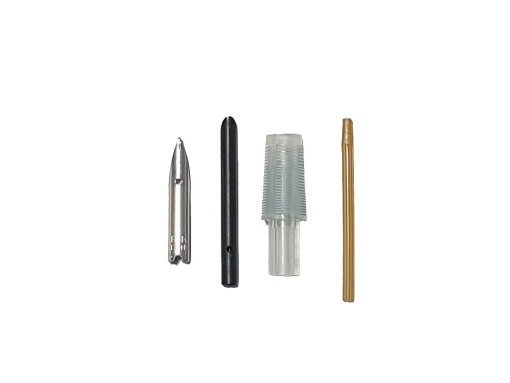 Parker 21 Fountain Pen Complete Nib Unit - Stainless Steel Nib Size F made in USA + Ebonite Feed + Ink Diffuser / Collector + Feed / Sac Tube