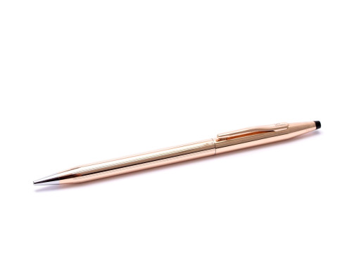 Cross Classic Century 14K Rolled Rose Gold 0.5mm Leads Twist Mechanism + Eraser Mechanical Pencil Made in Ireland 