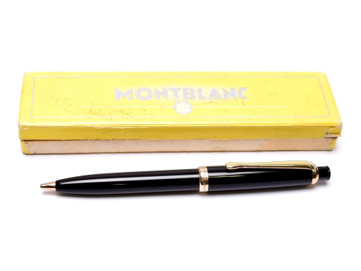 Vintage 1950s Rare NOS in BOX Montblanc Pix No.376 1.18mm Lead Black Resin Push Button Repeater Mechanical Pencil