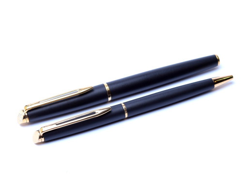 Black Waterman Hemisphere Ballpoint Pen/Pencil set 