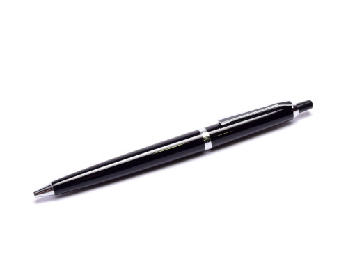 Pelikan 20 Push Button Black Resin & Chrome Ballpoint Pen