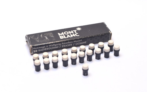 Vintage 1990s Art. No. 16493 Original Genuine Montblanc Meisterstück Hommage a Wolfgang Amadeus Mozart and Other Models Mechanical Pencil Eraser Replacement Refill