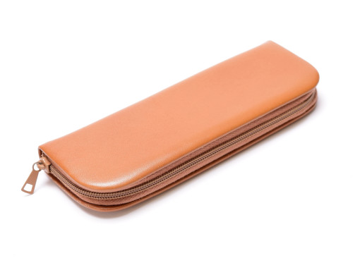 Vintage High Quality MEGA Leatherette Camel Brown Pouch for 1 Fountain Ballpoint Rollerball Pen or Pencil  Vintage High Quality MEGA Leatherette Camel Brown Pouch for 1 Fountain Ballpoint Rollerball Pen or Pencil