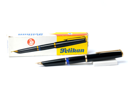 Pelikan Black MK10 Airplane Safe Black EF Nib Fountain Pen In Box