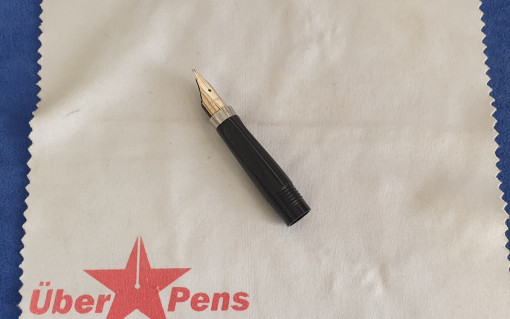 1970s Parker 75 14K M Medium Nib Unit with Feed and Section - Fits Parker Sterling Silver Cisele Fountain Pen - Temporary Listing