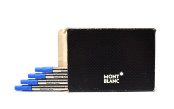 Original Genuine Montblanc Meisterstück Rollerball Marathon LeGrand Pix Refills for Le Grand Heritage Collection and Other Models Art. No. 16304 BLUE - Made in Germany