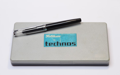 1970s Complete PELIKAN Technos / Graphos Technical Drawing Drafting Pen Set - Rapidograph - Developed by Rotring