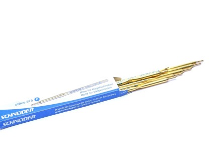BLUE Schneider 575 / Express 75 Office Ballpoint Ball Pen Metal Slim Refill ISO 12757-2 A2 M Medium Size Made in Germany (Fits Most Vintage Pens)