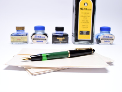 Vintage 1973 Mint Pelikan 120 Type II (Merz & Krell) Piston Fountain Pen Extra Fine EF GP Nib