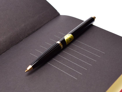 Vintage Reform No.610 High Quality Black & Gold Special Push Button Ballpoint Pen Made in Germany