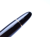 Ultra Rare 1950s MONTBLANC Masterpiece Celluloid 142 Long Ink Window OBB Flexible Nib Telescopic Piston Fountain Pen