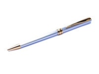  Aurora Magellano Italy Aluminum & Gold Ballpoint Pen