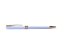 Aurora Magellano Italy Aluminum & Gold Ballpoint Pen