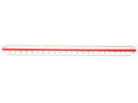 NOS Vintage Rotring Triangular Scale Ruler R8020210 - ARCHITECT 2 In Case