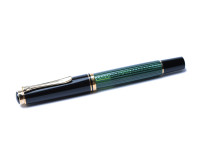 1997 Pelikan Souveran M600 "Old Style" Tortoise Green Fountain Pen