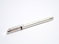 LECCE PEN Made in Italy Solid 925 Sterling Silver 14K EF Nib Cartridge Fountain Pen