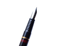 waterman laureat red shadowed marble fountain pen