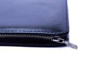 Rotring Vintage High Quality Genuine Black Leather Zipper Pouch Case for Rapidographs Pens or Pencils