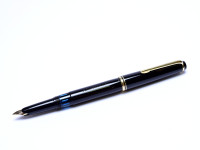 1960s KAWECO V61 EF Masterpiece Black Resin 14K Fully Flexible Nib Fountain Pen & 817 Mechanical Pencil in Leather Pouch