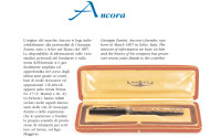 Breathtaking 1930s Italy's ANCORA DUPLEX No. 42 Brown & Green Marbled - Tortoise Honey "Tiger Eye" Celluloid 14K Super Flex GZ Nib Push Button Fountain Pen from the "Attic Find"