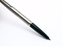PARKER 45 Flighter Steel Fountain Pen Pencil Set