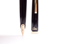 Pilot Elite S Compact Cartridge/ Converter 18K 750 Gold F Fine Nib Fountain Pen