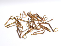 Vintage 1950s Original PELIKAN Fountain Pen Models 120 140 Cap's Clip Gold Filled Unit Part Spare Repair