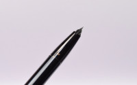 NOS New Old Stock 1970s Sheaffer 440 Imperial Black & Brushed Steel M Nib Fountain & Sheaffers Reminder "Clickable Clip" Ballpoint Pen in Box & Papers With Converter