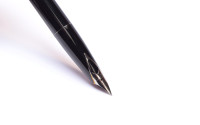 NOS New Old Stock 1970s Sheaffer 440 Imperial Black & Brushed Steel M Nib Fountain & Sheaffers Reminder "Clickable Clip" Ballpoint Pen in Box & Papers With Converter