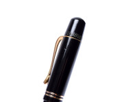 Original Never Used 1942-43-44 Pelikan 100N Celluloid & Ebonite All Black F to BB Super Flexible CN Nib Piston Fountain Pen From an Amazing Attic Find