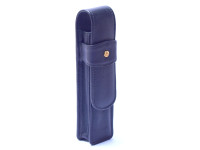 Oversize Pelikan Black Thick Genuine Leather High Quality Pen Pouch Case Sleeve for 1 or 2 Pens