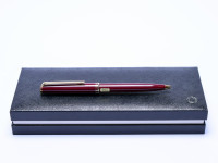MONTBLANC Classic "Generation" Maroon Burgundy Bordeaux Red & Gold Ballpoint Pen