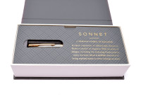  New Parker Sonnet Solid 925 Sterling Silver Crosshatch Cisele Twist Mechanism Ballpoint Pen In Box 