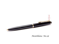 Vintage Montblanc No. 38 & 28 Ballpoint Pen Clip Part Spare Repair 