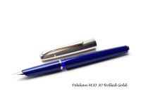 Pelikan Fountain Pen M 30 Line or Rolled Gold Cap Top with Clip Part Unit Spare Gold Filled