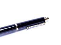 Rare 1950s Pelikan 450 All Black & Gold Filled Trims Repeater Mechanical Pencil 1.18mm Lead