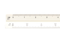 NOS Vintage Rotring Triangular Scale Ruler R80202190 - ARCHITECT DIN In Case
