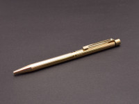 Vintage Sheaffer Targa 1005 Fluted 23K Gold Plated Twist Mechanism Ballpoint Pen USA
