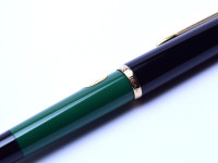 Pelikan MK10 Green & Black EF Nib Fountain Pen In Box