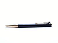 MONTBLANC No. 784 (780) Brushed Black & Gold Lever "Eleventh Finger" Ballpoint Pen