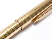Stunning Rare 1960s Pelikan M60 / 60 All Rolled Gold 750 18K HF Nib Piston Filling Fountain Pen