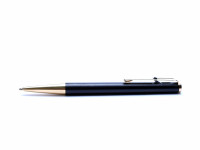 MONTBLANC No. 784 (780) Brushed Black & Gold Lever "Eleventh Finger" Ballpoint Pen