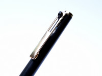 MONTBLANC No. 784 (780) Brushed Black & Gold Lever "Eleventh Finger" Ballpoint Pen