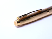 IIIA 1992 18K Gold Plated PARKER 75 GODRON Made in France Fountain Pen