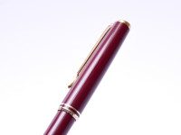 MONTBLANC Classic "Generation" Maroon Burgundy Bordeaux Red & Gold Ballpoint Pen