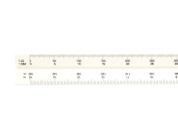NOS Vintage Rotring Triangular Scale Ruler R8020210 - ARCHITECT 2 In Case