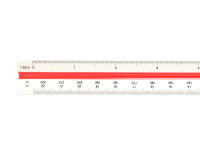NOS Vintage Rotring Triangular Scale Ruler R8020210 - ARCHITECT 2 In Case