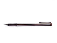 2000 Rotring (400) Esprit Anthracite Gunmetal Dark Grey Anodized M Nib Fountain Pen