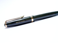 Faber Castell Osmia 884 F Tortoise Green Celluloid Fountain Pen