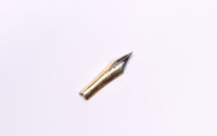 Stunning Original 1930s Obsidian Black Glass Like Celluloid KAWECO ELITE No. 187 F Super Flexible EF to 3B 14K Two Tone Nib Piston Fountain Pen from the "Attic Find"